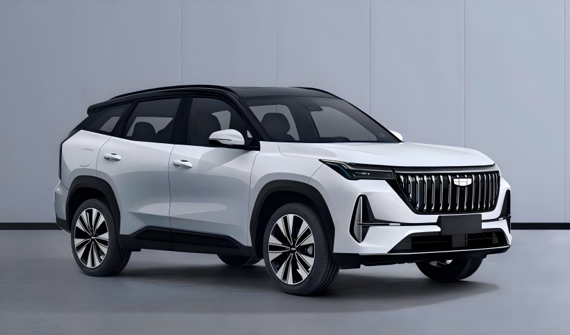 Images teaser du nouveau boyue de Geely Largé, réglée pour présenter un système technologique IA dans le domaine complet