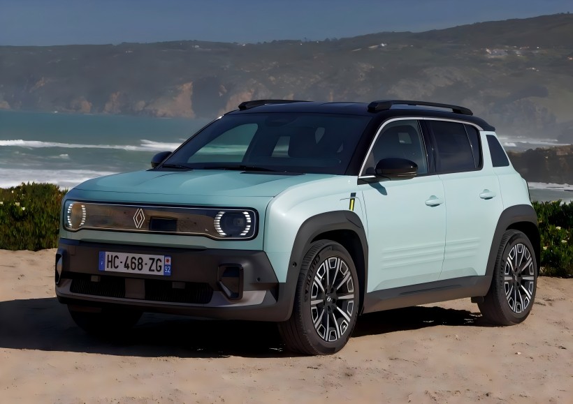 Images officielles de Renault 4 E-Tech Sortie: Option de peinture verte claire ajoutée, devrait frapper les marchés à l'étranger en 2025