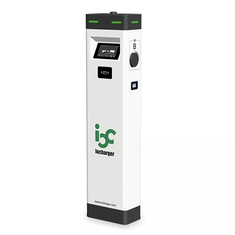 Chargeur EV commercial double AC sur socle OCPP 2x7-22KW